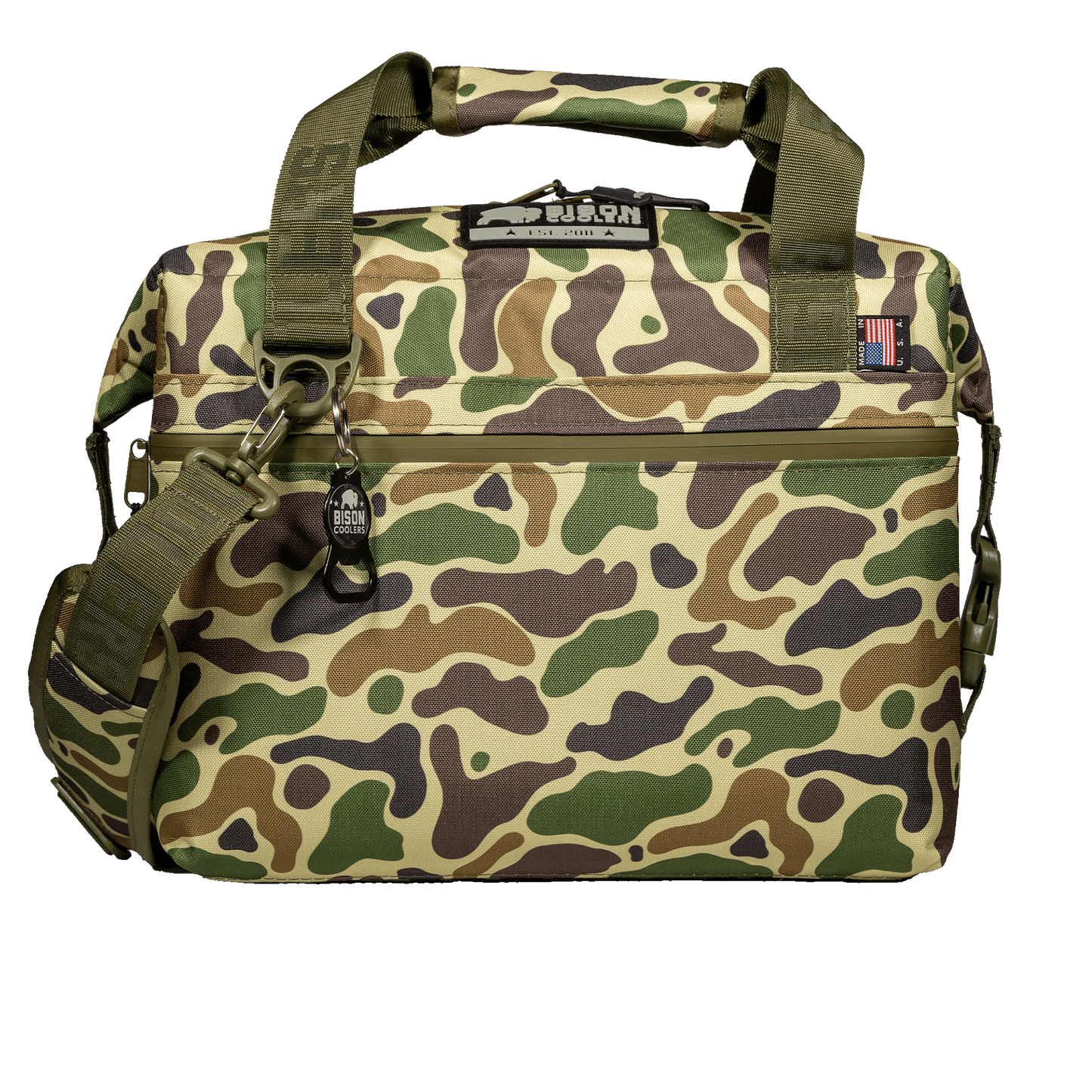 Bison 12 Can - Duck Camo SoftPak Cooler