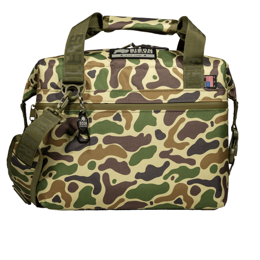 Bison 12 Can - Duck Camo SoftPak Cooler