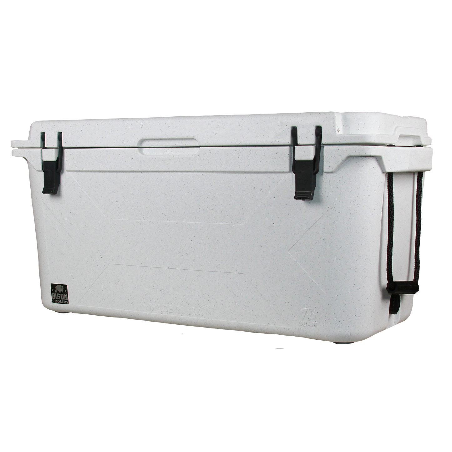 White 75 QT Bison Cooler