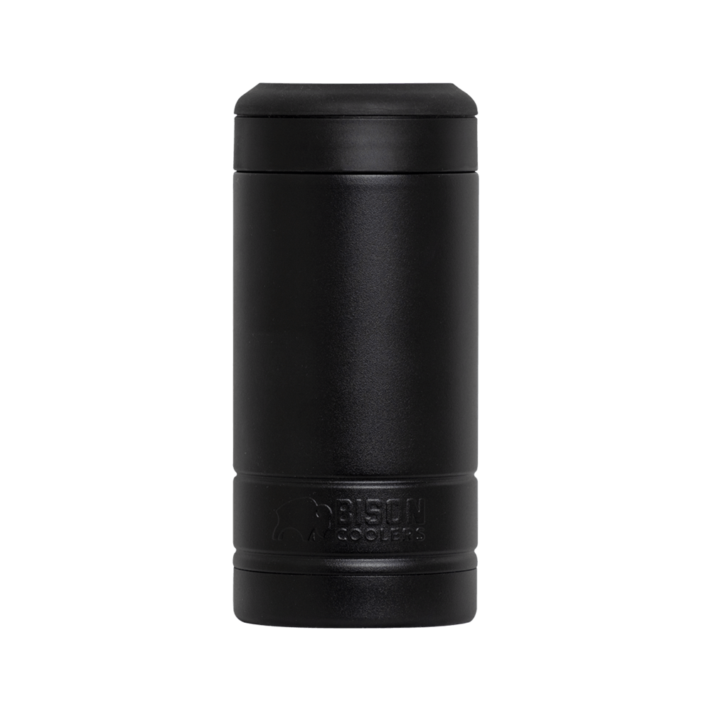 Black Slim Can Cooler