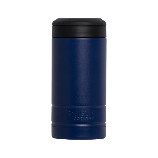 Navy Slim Can Cooler