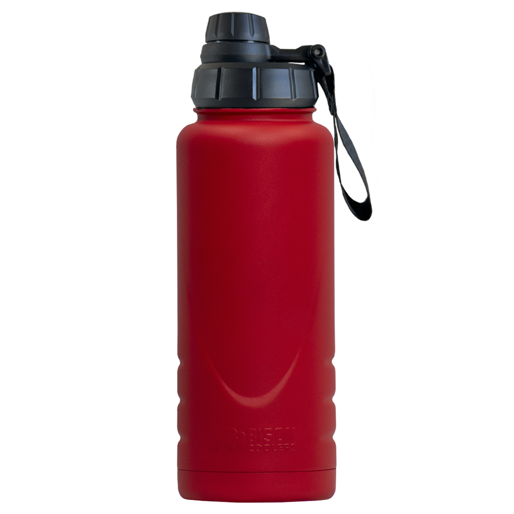 Red 32 oz Bison Bottle