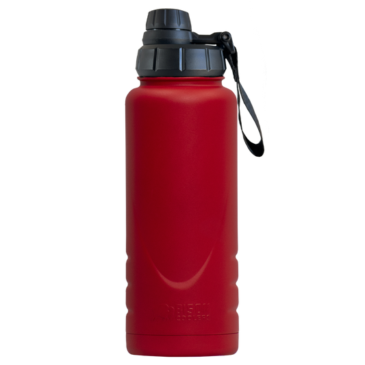 Red 32 oz Bison Bottle