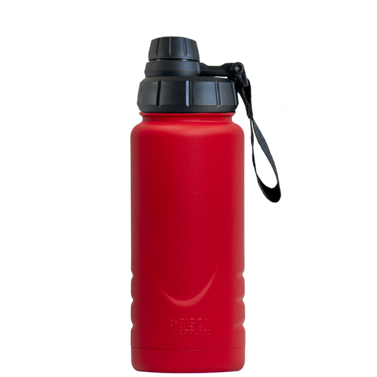 Red 22 oz Bison Bottle