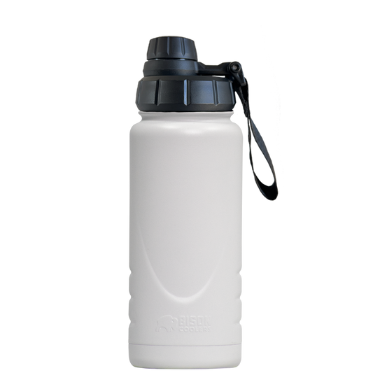 White 22 oz Bison Bottle